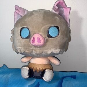 Inosuke Hashibira from Demon Slayer Plush Pig